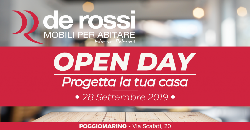 De Rossi Arredamenti presenta l'OPEN DAY